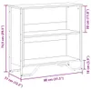 vidaXL Libreria in rovere fumé 80x31x74,5 cm Materiale a Anteprima dell’immagine prodotto 8