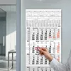 4 Monatskalender 2027 Wandkalender mit rotem Datumsschieber Produktbild-Vorschau 8