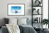MuchoWow® MuchoWow® Gerahmtes Poster Boot - Wasser - Möwe Produktbild-Vorschau 2