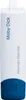 A white and blue cylindrical object, likely a digital audio player or similar device, with text printed on it. Produktbild-Vorschau