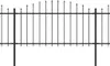 vidaXL Gartenzaun mit Speerspitze Stahl 714,5 x 150 cm Produktbild-Vorschau 1
