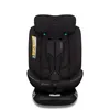 A black car seat is shown from the front on a white background. Produktbild-Vorschau