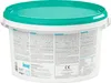 A white plastic bucket with a teal lid, showing product information and certifications. Produktbild-Vorschau