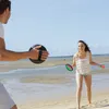 Relaxdays Klettballspiel Set, 2 Bälle & 2 Handfänger, Klett Produktbild-Vorschau 3
