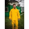 Arbeitshose Regenhose PolyurethanRegenbundhose gelb Größe Produktbild-Vorschau 3