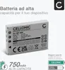 CELLONIC 1x Batteria per Fotocamera Compatibile con Rollei Anteprima dell’immagine prodotto 2