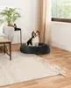 lionto Donut Hundebett, rundes Hundesofa mit Plüschbezug & Produktbild-Vorschau 2