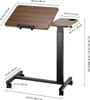 Table de nuit VEVOR, table d'appoint mobile avec plateau de Voir les images du produit 8