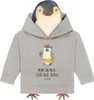 Mr. & Mrs. Panda Organic Baby Hoodie Pinguin Kokosnuss 12. Produktbild-Vorschau 2