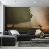 Muralo XXL Vlies FOTOTAPETE Herbstlandschaft Hirsch Baum 3D Produktbild-Vorschau 1