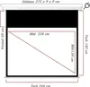 16:9 SlenderLine Heimkino Beamerleinwand Motorleinwand 244 Produktbild-Vorschau 3