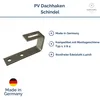 V8 D+ Dachhaken Schindel Edelstahl Produktbild-Vorschau 2