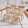 DIY 1:12 model krzesła do jadalni domki dla lalek Podgląd zdjęcia produktu 2