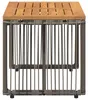 vidaXL Tisch für Outdoor Grau und Braun 80 x 40 x 40 cm Produktbild-Vorschau 6