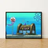 Malen nach Zahlen SpongeBob die Krusty Krab 50x40 cm Produktbild-Vorschau 4