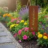 Relaxdays Edelrost Gartendeko, Wohlfühloase, HB: 85x28 cm, Produktbild-Vorschau 5