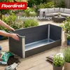 Floordirekt Hochbeet Paros WPC Garten Hochbeet anthrazit Produktbild-Vorschau 8