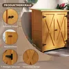 Armoire de jardin Outsunny en bois, armoire à outils, abri Voir les images du produit 5