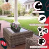KOTARBAU® Jardinières Extérieure Plastique 38x18x16 cm Gris Voir les images du produit 8