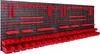 Nástěnná police 230x78cm Držáky na nářadí 46 ks stohovacích Náhled obrázku produktu 1
