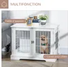 PawHut 2-in-1 Hundekäfig und Beistelltisch mit 2 Produktbild-Vorschau 3