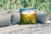 MuchoWow® Outdoor Kissen - Sonnenuntergang - Blumen - Produktbild-Vorschau 2