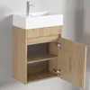 LOMAZOO Toilettenmöbel helles Eichenholz - Wc Möbel - Produktbild-Vorschau 4