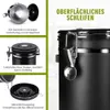 Kaffeedose, 1,5 L Luftdicht Kaffeebehälter, Edelstahl Produktbild-Vorschau 3
