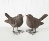 Vogel Gartenvogel SPATZEN Antikoptik braun Produktbild-Vorschau 2