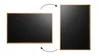 Schwarze magnetische Kreidetafel mit Holzrahmen 180x120cm Produktbild-Vorschau 3
