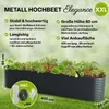 TTL GARDEN Hochbeet ELEGANCE XXL 400x80x80cm Anthrazit – Produktbild-Vorschau 2