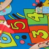 Relaxdays Kinderteppich Hüpfkästchen, Spielteppich mit Produktbild-Vorschau 5