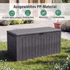 KOMFOTTEU 380 L wetterfeste Auflagenbox, abschließbare Produktbild-Vorschau 2
