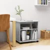 vidaXL Mobilná skrinka Betón Sivá 60x45x60 cm Drevo Náhľad obrázku produktu 2