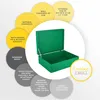 Creative Deco XL Grün Große Holzkiste mit Deckel | 40x30x14 Produktbild-Vorschau 6