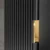 Badmöbel Hochschrank 1-türig ADELAIDE-56-BLACK  in matt Produktbild-Vorschau 2