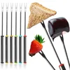 COM-FOUR® 12x Fondue Gabeln aus Edelstahl (18 cm) – Für Produktbild-Vorschau 7