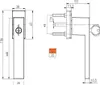 Fenstergriff Fensterolive Rasterolive Abschliessbar Produktbild-Vorschau 2