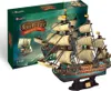 A product box and a 3D model of a sailing ship. Náhled obrázku produktu