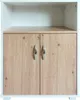 Küchenschrank Blanca Weiß mit Türen in Artisaneiche Produktbild-Vorschau 2