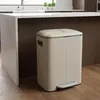 Kosz na śmieci Relaxdays, 2 komory, 2 x 20 l, wyjmowane Podgląd zdjęcia produktu 3