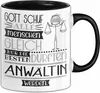 Anwältin Geschenk Becher Tasse Gott Schuf Alle Menschen Produktbild-Vorschau 1