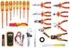 A collection of electrical tools laid out on a white background. Náhľad obrázku produktu
