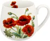 DUO FLORAL Fassbecher 430 ml CLASSIC POPPIES New Bone China Produktbild-Vorschau 2