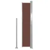 vidaXL Tenda laterale estensibile 160x500 cm Marrone Anteprima dell’immagine prodotto 4