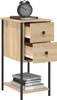 vidaXL Nachttisch Sonoma-Eiche 32x42x70 cm Holzwerkstoff Produktbild-Vorschau 4