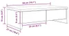 vidaXL Stojan na monitor so zásuvkami Artisan dub 50x27x15 Náhľad obrázku produktu 8