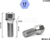 Kolový šroub M14x1,5x30 kužel, klíč 17, C17D30P, výška 51,5 Náhled obrázku produktu 1