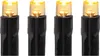 A close-up studio shot of four yellow LED lights on black bases, arranged in a row against a white background. Produktbild-Vorschau