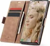 Etui z klapką SPACECASE Wallet do Galaxy S22 Ultra Brązowy Podgląd zdjęcia produktu 1